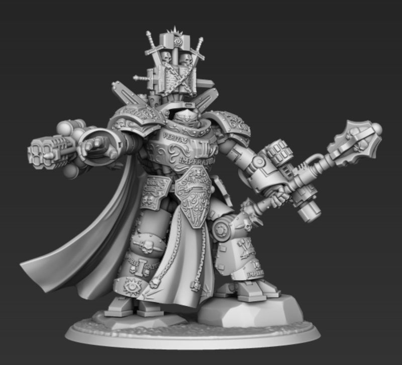 Dread Walker Demon Slayer Knight Deluxe | Silver Wardens | Sci-Fi Miniature | DMG Minis