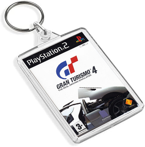 Retro Gaming Box Art Keyring - Gen VI P2 Console Style (Titles A-G)