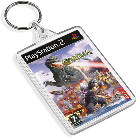 Retro Gaming Box Art Keyring - Gen VI P2 Console Style (Titles A-G)