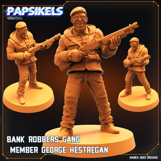 Gang Member George Hestregan | Corpo Cops | Sci-Fi Miniature | Papsikels TabletopXtra