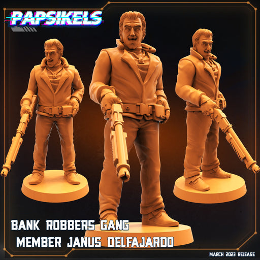 Gang Member Janus Delfajardo | Corpo Cops | Sci-Fi Miniature | Papsikels TabletopXtra