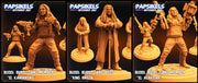 Gang Member Miniatures | Skull Hunters III The Bone Clan | Sci-Fi Miniature | Papsikels TabletopXtra