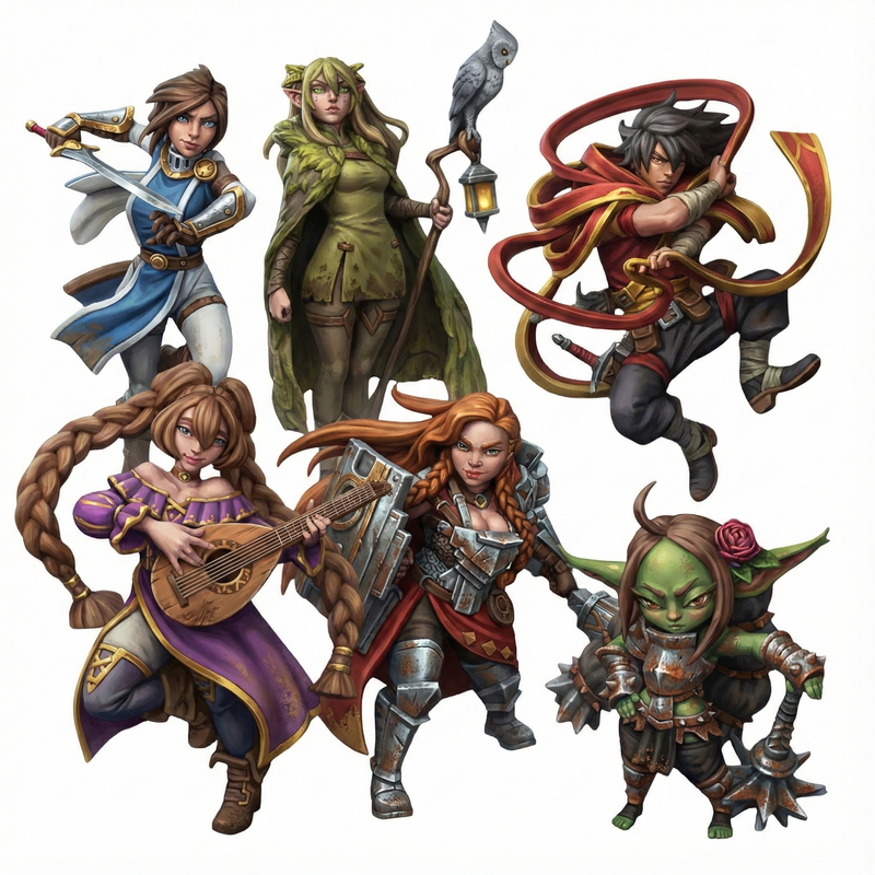 Adventurer Miniatures | Twin Goddess Miniatures | March '25