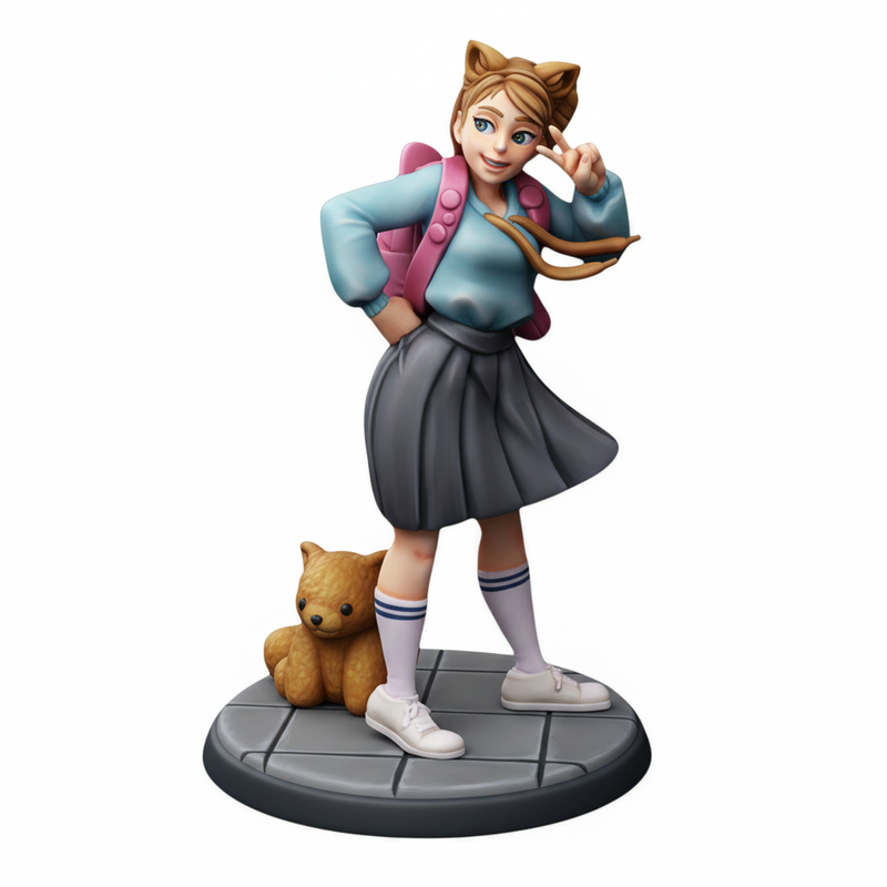 Red Panda Fangirl | Magical Girl | Twin Goddess Miniatures