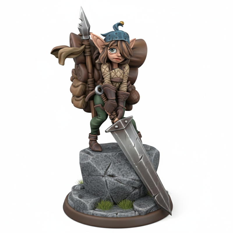 Apprentice Cherry | Goblin Group | Twin Goddess Miniatures