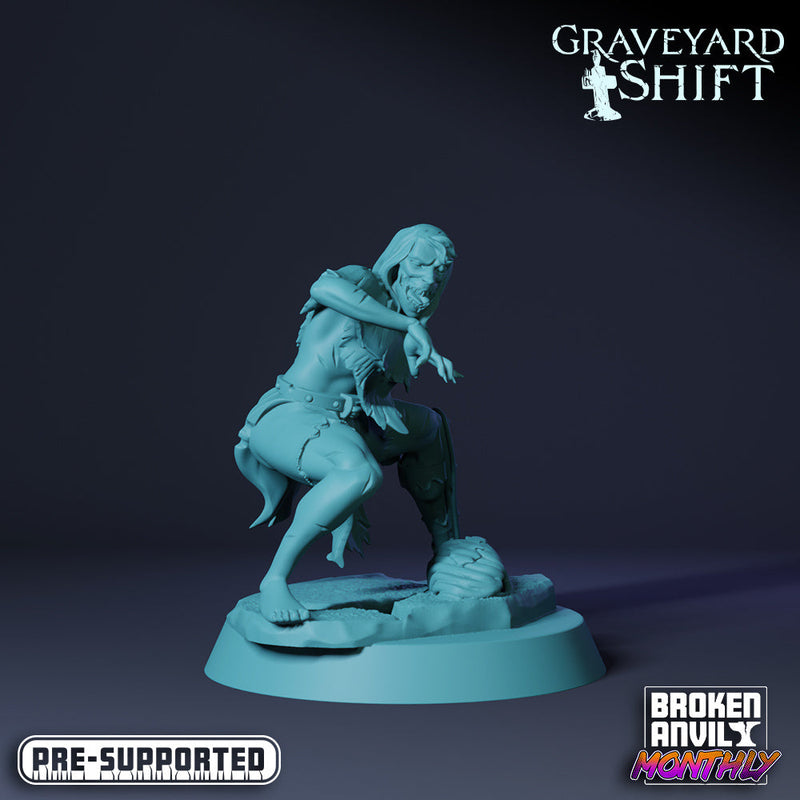 Ghoul 5 | Graveyard Shift | Tabletop RPG Miniature TabletopXtra