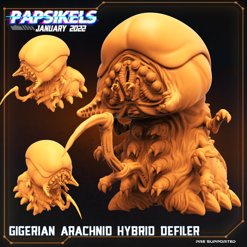 Gigerian Arachnid Hybrid Defiler | Dropship Troopers II | Sci-Fi Miniature | Papsikels TabletopXtra