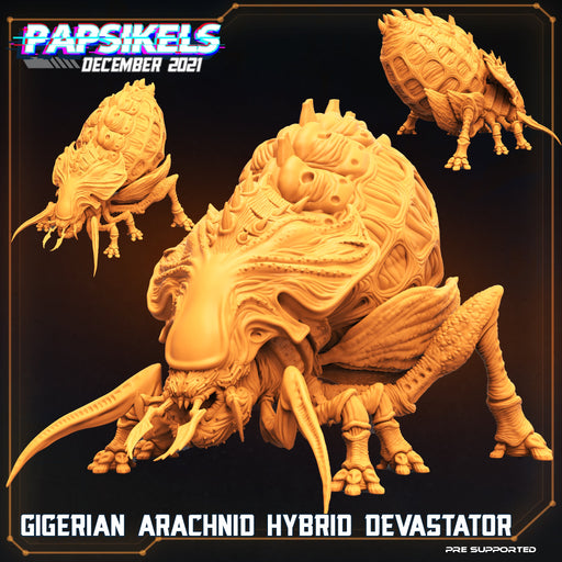 Gigerian Arachnid Hybrid Devastator | Dropship Troopers | Sci-Fi Miniature | Papsikels TabletopXtra