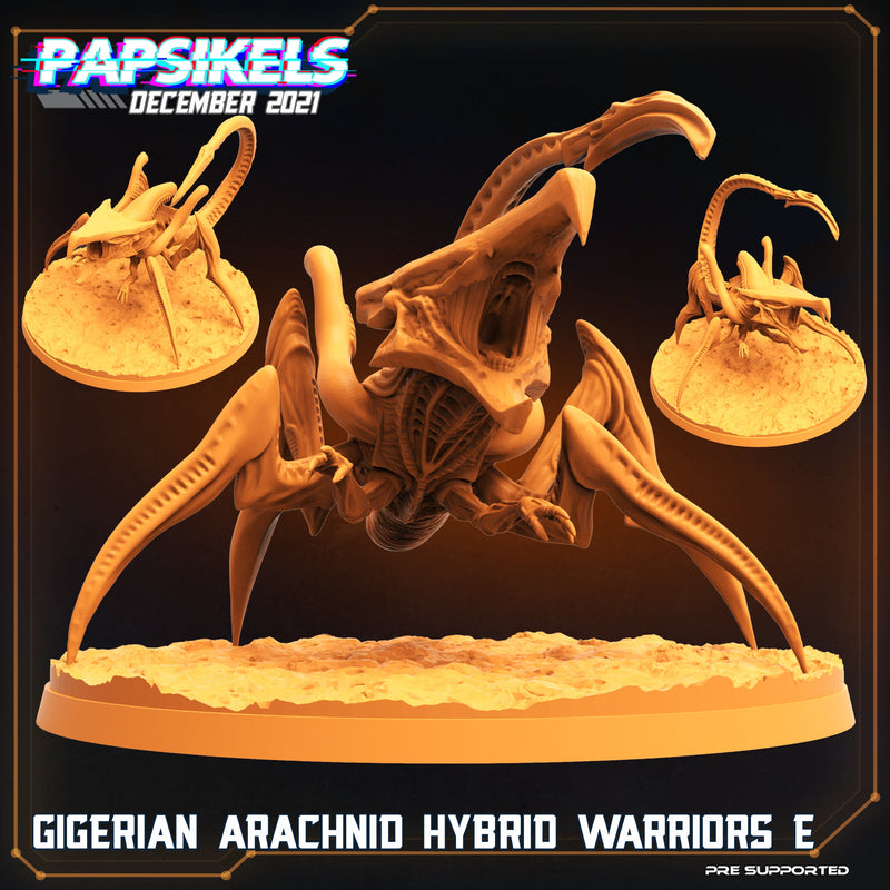 Gigerian Arachnid Hybrid Warrior Miniatures | Dropship Troopers | Sci-Fi Miniature | Papsikels TabletopXtra