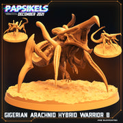 Gigerian Arachnid Hybrid Warrior Miniatures | Dropship Troopers | Sci-Fi Miniature | Papsikels TabletopXtra
