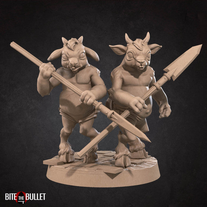 Goatmen Miniatures | Bullet Hell Demons | Fantasy Miniature | Bite the Bullet TabletopXtra