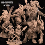 Goatmen Miniatures | Bullet Hell Demons | Fantasy Miniature | Bite the Bullet TabletopXtra