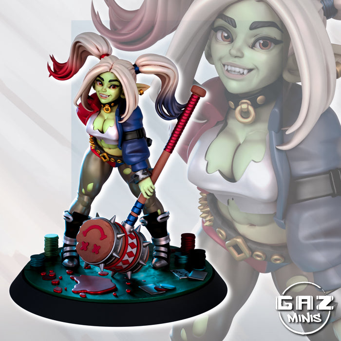 Goblin Gobbo Quinn | Pin-up | Fantasy Miniature | Gaz Minis | [Multi-Listing]