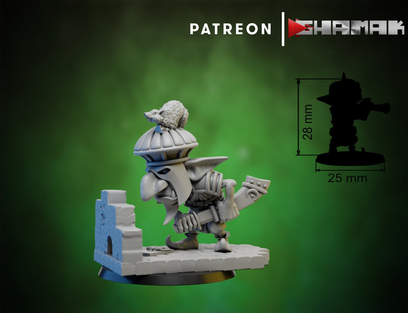 Goblin B | Ogres | Fantasy Miniature | Ghamak TabletopXtra