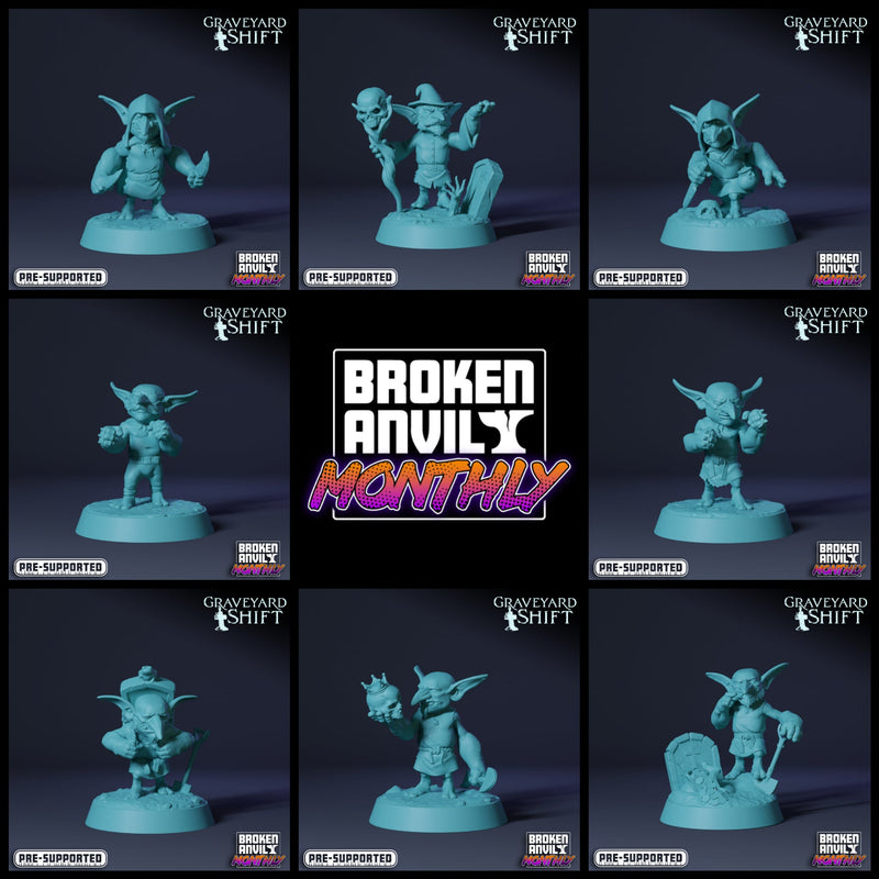 Goblin Miniatures | Graveyard Shift | Tabletop RPG Miniature TabletopXtra