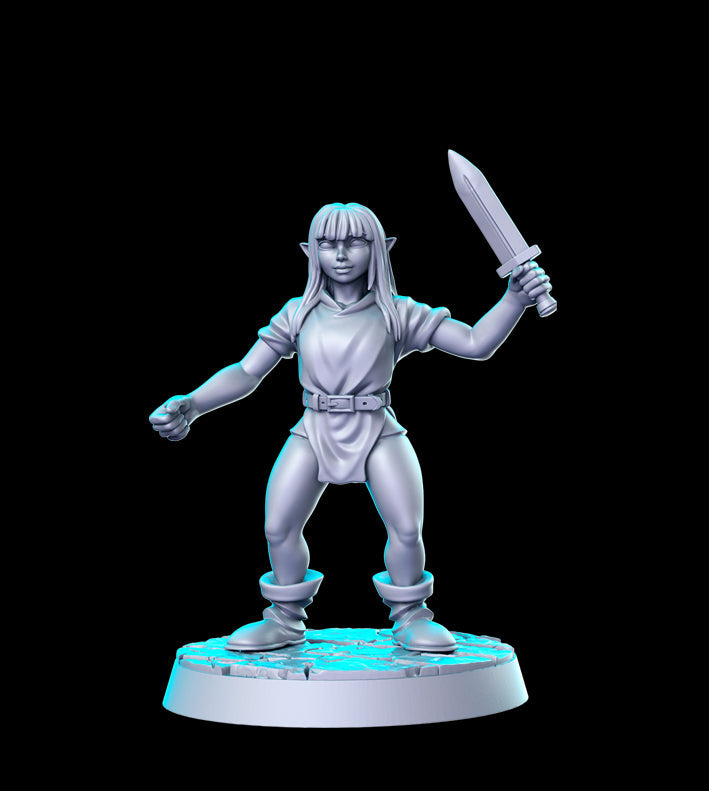 Goblin w/ Short Sword | Heroine's Quest Vol 2 | Fantasy Miniature | RN Estudio TabletopXtra