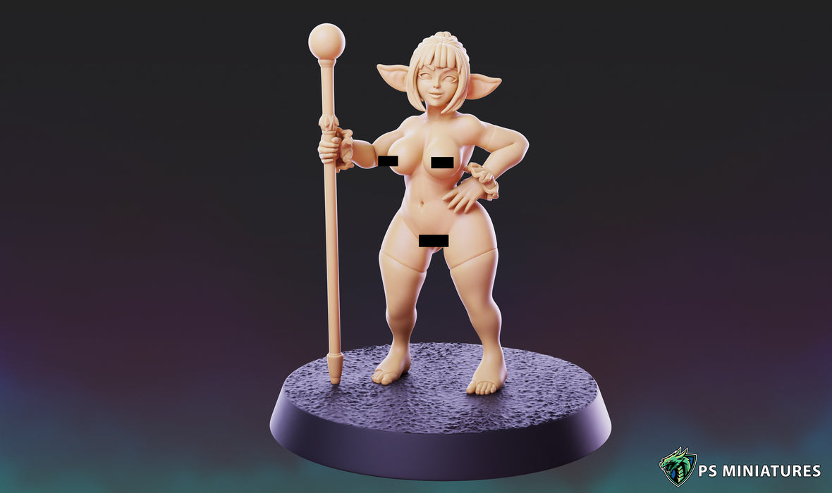 Goblin Girl A3 | Goblin Adventurers | Fantasy Miniature | PS Miniatures