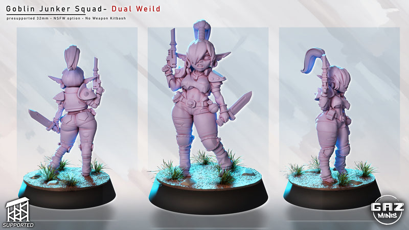 Goblin Junker Squad A Miniatures | Fantasy Pin-Up | Gaz Minis