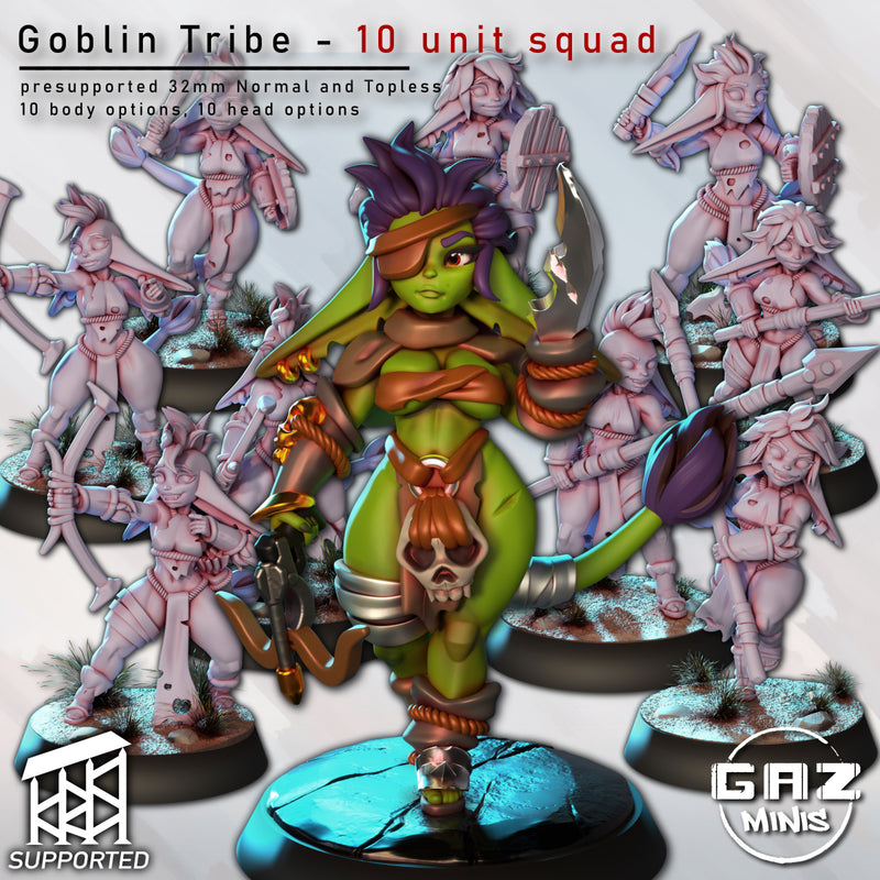 Goblin Tribe Miniatures | Fantasy Pin-Up | Gaz Minis