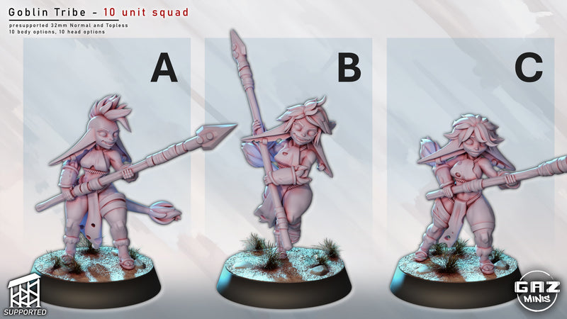 Goblin Tribe Miniatures | Fantasy Pin-Up | Gaz Minis