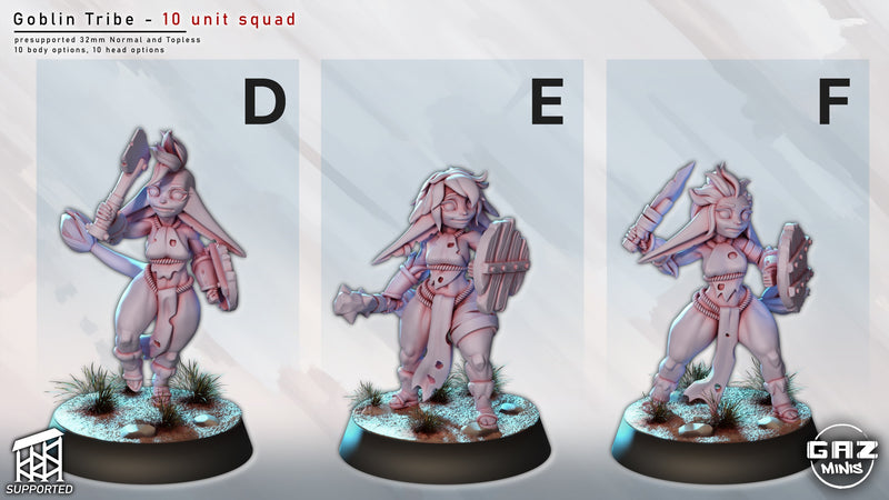 Goblin Tribe Miniatures | Fantasy Pin-Up | Gaz Minis