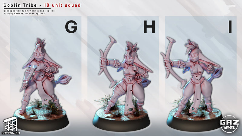 Goblin Tribe Miniatures | Fantasy Pin-Up | Gaz Minis