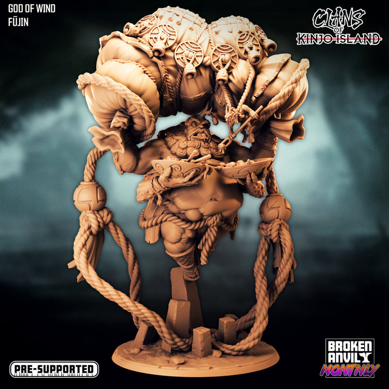 God of Wind Fujin | Clans of Kinjo Island | Tabletop RPG Miniature TabletopXtra