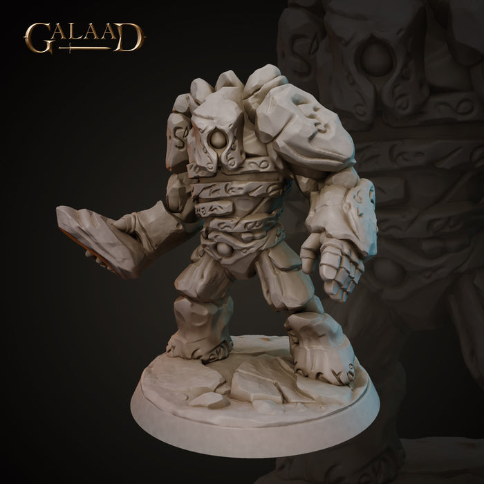 Golem C | Driders, Harpys and Golems | Fantasy Miniature | Galaad Miniatures