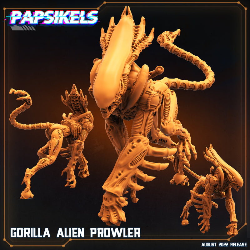 Gorilla Alien Miniatures | Alien Wars | Sci-Fi Miniature | Papsikels TabletopXtra