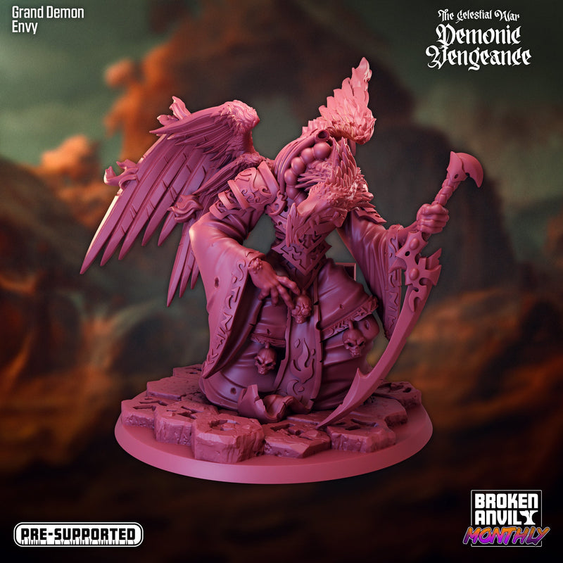 Grand Demon Envy | The Celestial War Demonic Vengence | Tabletop RPG Miniature TabletopXtra