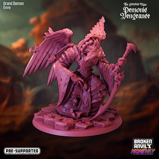 Grand Demon Envy | The Celestial War Demonic Vengence | Tabletop RPG Miniature TabletopXtra