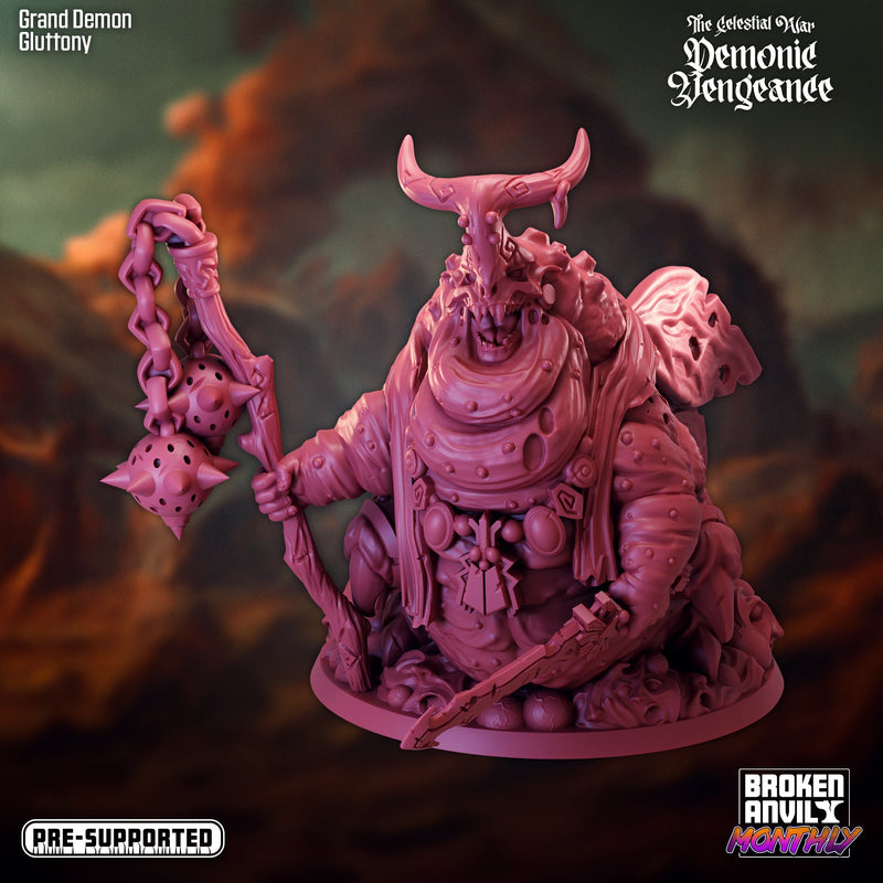 Grand Demon Gluttony | The Celestial War Demonic Vengence | Tabletop RPG Miniature TabletopXtra