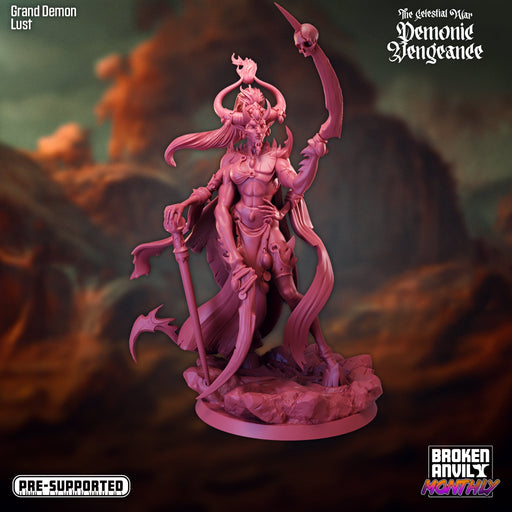 Grand Demon Lust | The Celestial War Demonic Vengence | Tabletop RPG Miniature TabletopXtra
