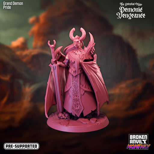 Grand Demon Pride | The Celestial War Demonic Vengence | Tabletop RPG Miniature TabletopXtra