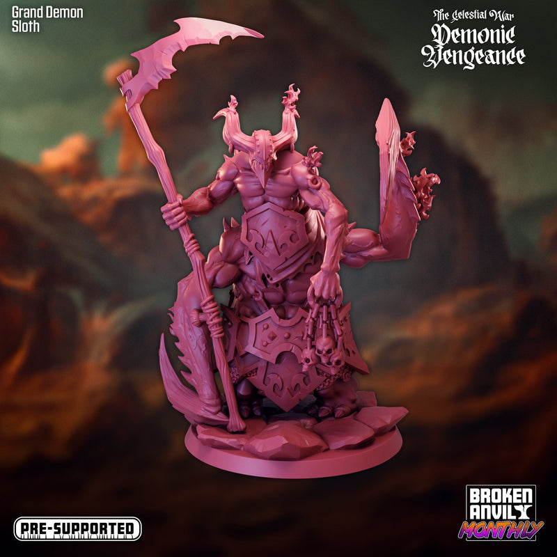 Grand Demons Miniatures | The Celestial War Demonic Vengence | Tabletop RPG Miniature TabletopXtra