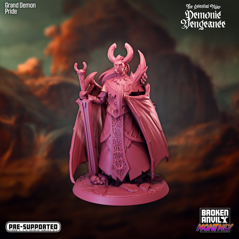 Grand Demons Miniatures | The Celestial War Demonic Vengence | Tabletop RPG Miniature TabletopXtra