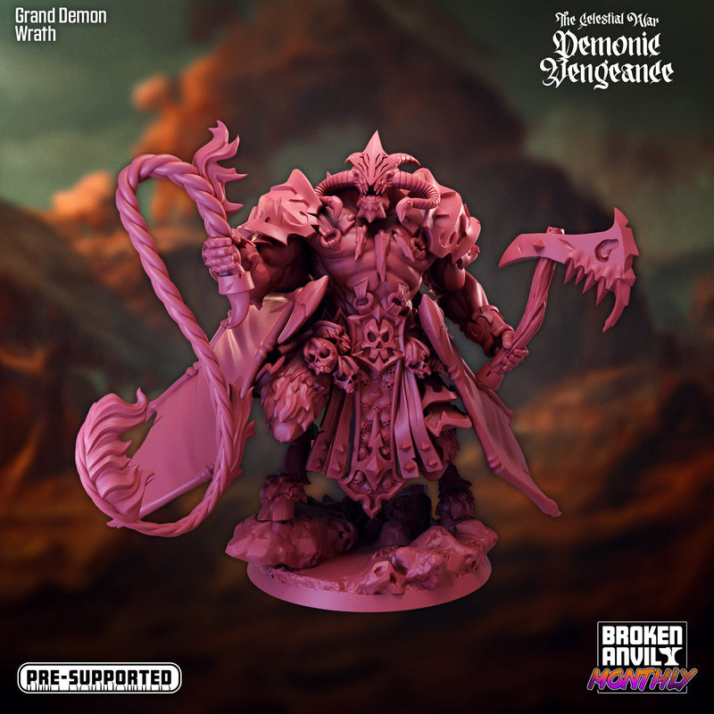 Grand Demons Miniatures | The Celestial War Demonic Vengence | Tabletop RPG Miniature TabletopXtra