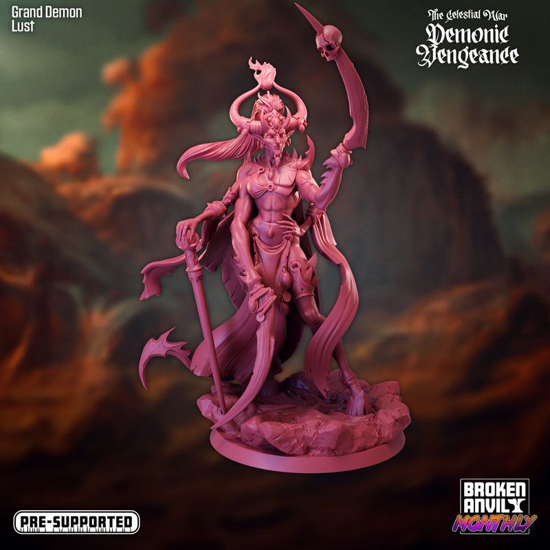 Grand Demons Miniatures | The Celestial War Demonic Vengence | Tabletop RPG Miniature TabletopXtra