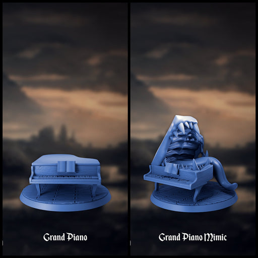 Grand Piano Mimic | Panic at Moorefrost Manor | Tabletop RPG Miniature TabletopXtra