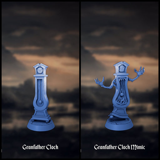 Grandfather Clock Mimic | Panic at Moorefrost Manor | Tabletop RPG Miniature TabletopXtra