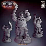 Graywood Village 2 Miniatures (Full Set) | Fantasy Miniature | Drunken Dwarf TabletopXtra