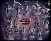 Graywood Village 2 Miniatures (Full Set) | Fantasy Miniature | Drunken Dwarf TabletopXtra