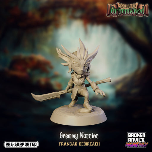Gremmy Warrior Frangag Deoireach | Tales of Grimmwood | Tabletop RPG Miniature TabletopXtra