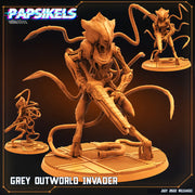 Grey Kind Outworld Invaders | Sci-Fi Specials | Sci-Fi Miniature | Papsikels TabletopXtra