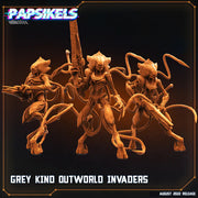 Grey Kind Outworld Invaders | Sci-Fi Specials | Sci-Fi Miniature | Papsikels TabletopXtra