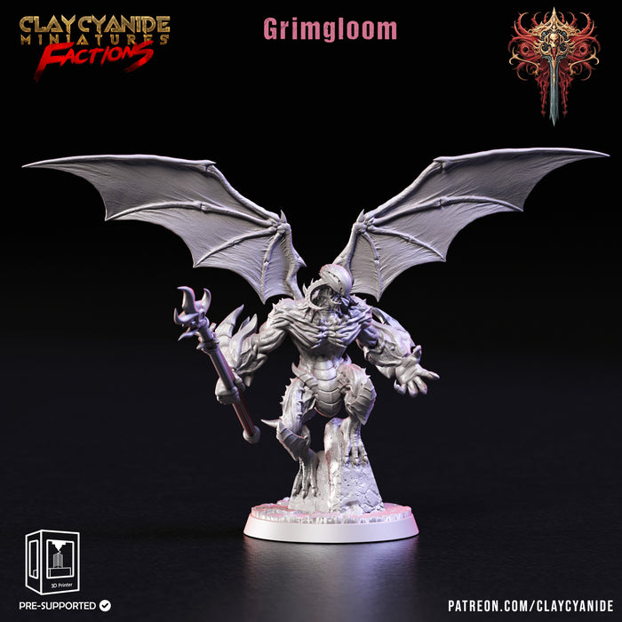 Grimgloom | Dreadblood Maulers | Fantasy Miniature | Clay Cyanide