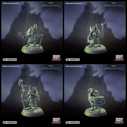 Grimlin Miniatures | Mis-Adventurers | Tabletop RPG Miniature TabletopXtra
