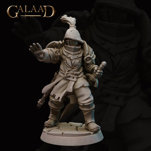 Guard (Halt) | Escort the Queen | Fantasy Miniature | Galaad Miniatures TabletopXtra