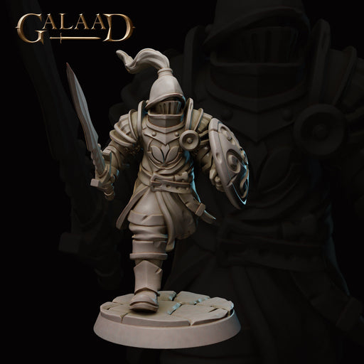 Guard (Run) | Escort the Queen | Fantasy Miniature | Galaad Miniatures TabletopXtra