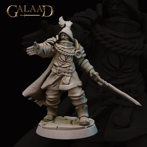 Guard Sergeant | Escort the Queen | Fantasy Miniature | Galaad Miniatures TabletopXtra